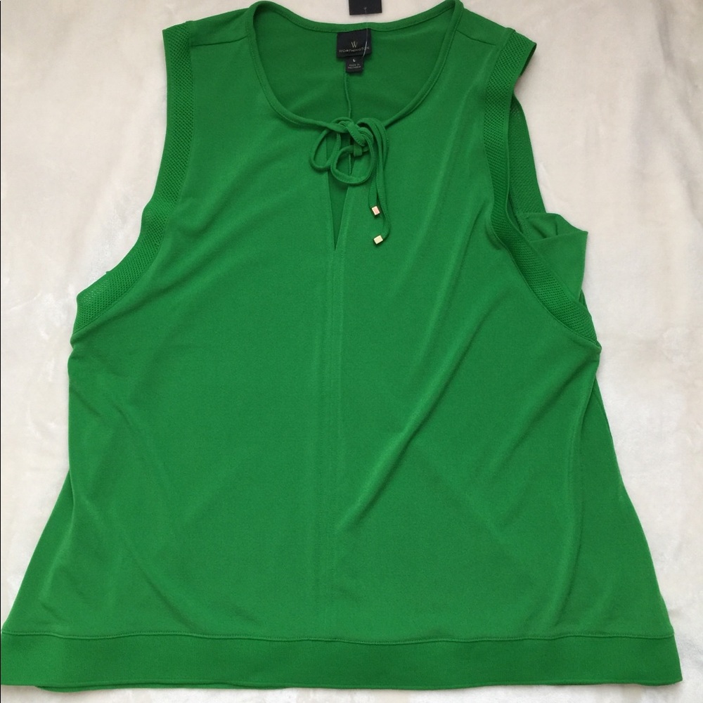 NEW Worthington Womens Sleeveless Knit Stretch Top